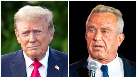 Trump diz que ficaria honrado com o apoio de RFK Jr.