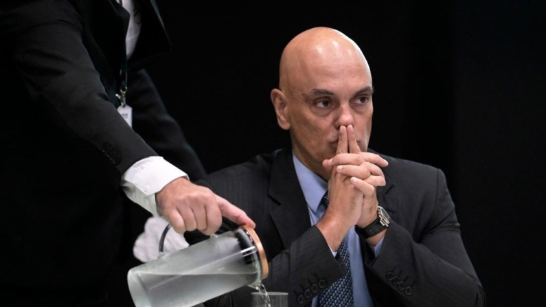 Ministro do Supremo Tribunal Federal, Alexandre de Moraes, (Foto de DOUGLAS MAGNO/AFP via Getty Images)