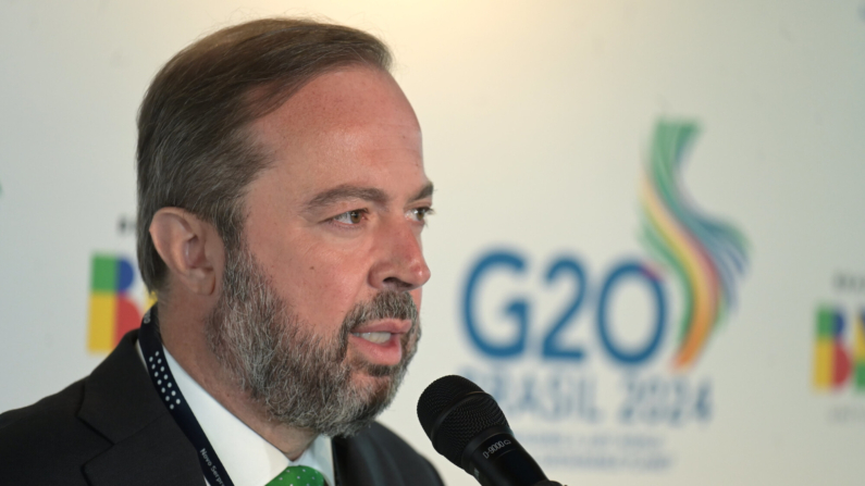 Ministro Alexandre Silveira no G20 (Foto Ricardo Botelho/MME)