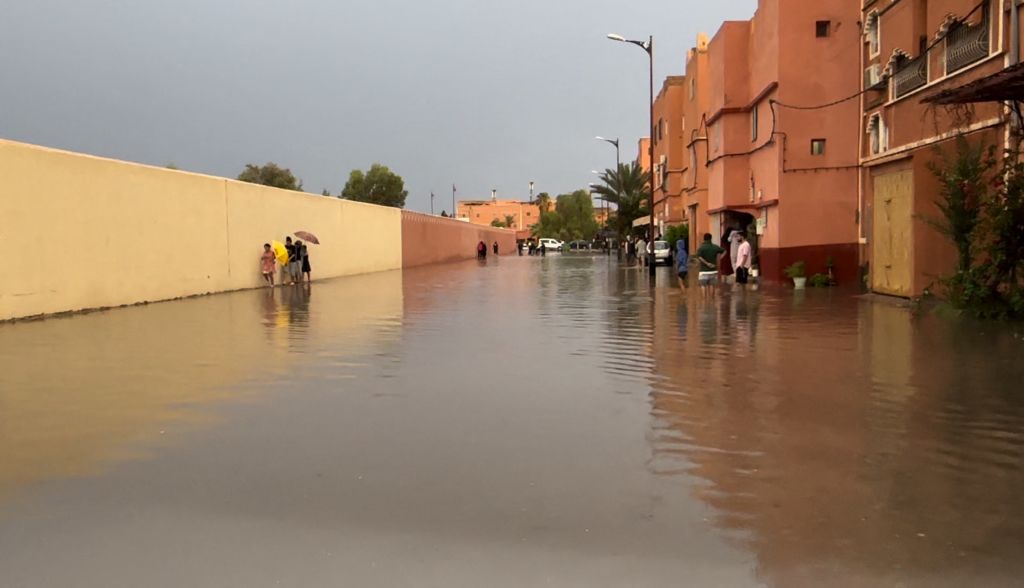 Inundações no deserto do Marrocos reavivam lago que estava seco há 50 anos