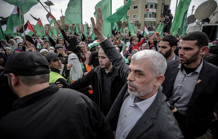 Foto arquivo. Yahya Al Sinwar (EFE/EPA/MOHAMMED SABER)