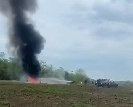 Captura em vídeo do avião interceptado pela Força Aérea Brasileira (FAB) (Imagem: FAB)