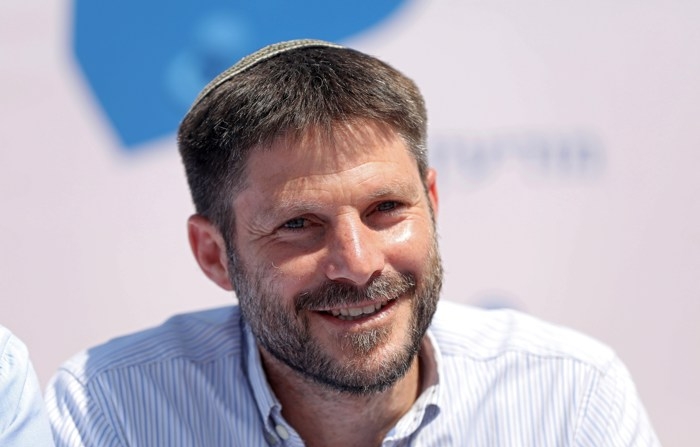 Foto de arquivo do ministro das Finanças de Israel, Bezalel Smotrich (EFE/EPA/ABIR SULTAN)