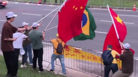 6 brasileiros foram perseguidos por dezenas de chineses durante G20 no Rio de Janeiro: imagens exclusivas