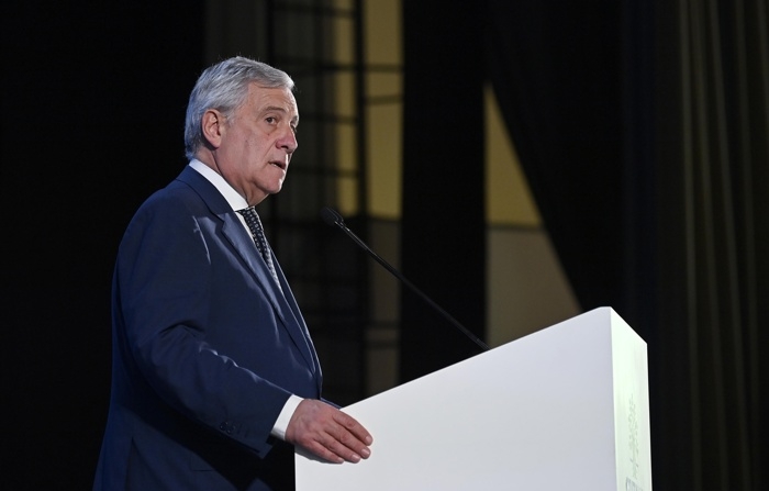 Imagem de arquivo do chefe da diplomacia italiana, Antonio Tajani (EFE/EPA/RICCARDO ANTIMIANI) EFE/EPA/RICCARDO ANTIMIANI