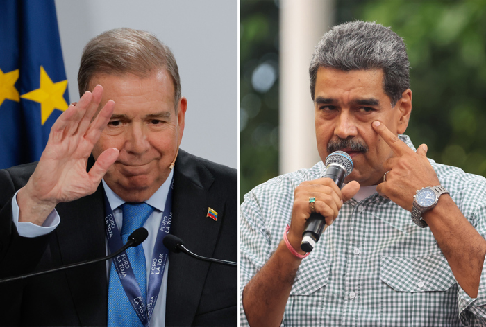 Edmundo González vai à Argentina por apoio de Milei contra Maduro; venezuelanos se manifestam