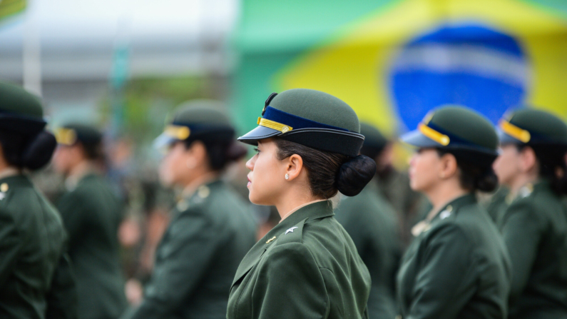 Mulheres que completam 18 anos poderão se alistar voluntariamente nas Forças Armadas do Brasil para prestar o Serviço Militar Inicial Feminino (Foto: Divulgação/Exército Brasileiro)