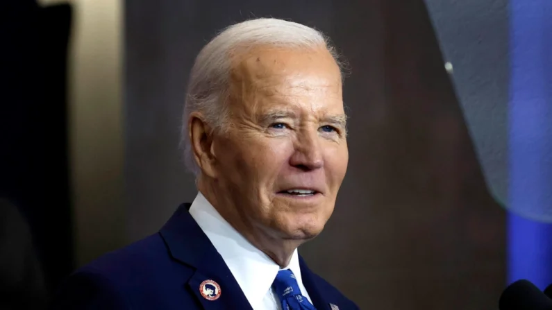 O presidente Joe Biden discursa no Departamento do Trabalho em Washington em 16 de dezembro de 2024 Kevin Dietsch/Getty Images)
