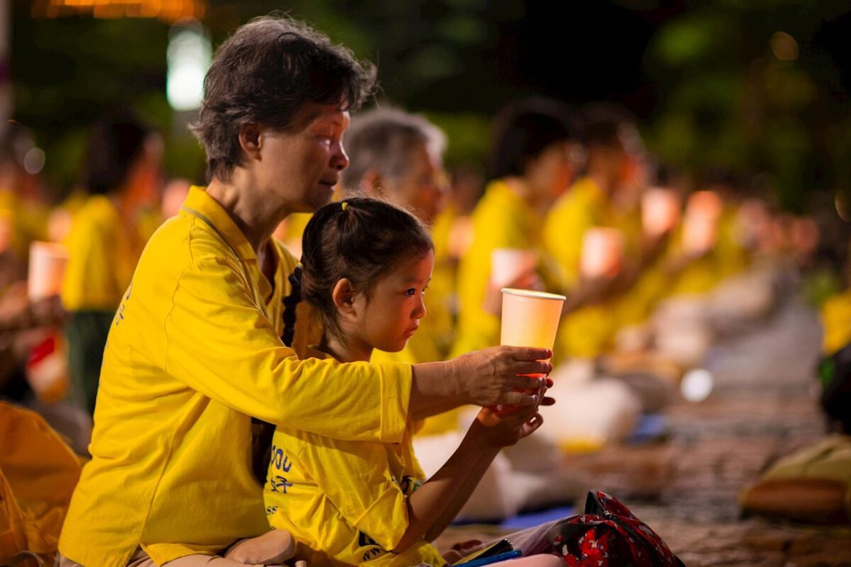 Praticantes do Falun Dafa realizam uma vigília para comemorar o 21º aniversário da perseguição ao Falun Dafa na China, em Taipei, Taiwan, em 18 de julho de 2020 (Minghui)