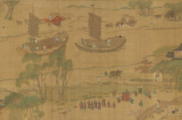 A versão da Dinastia Song da mesma cena (Cortesia do Museu do Palácio Nacional)