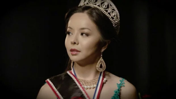 Miss Mundo Anastasia Lin (Reprodução / A Coroa)