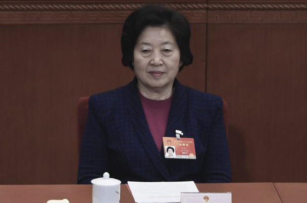 Sun Chunlan, ex-chefe do Departamento dos Trabalhos da Vanguarda Unida. (Wang Zhao/AFP/Getty Images)