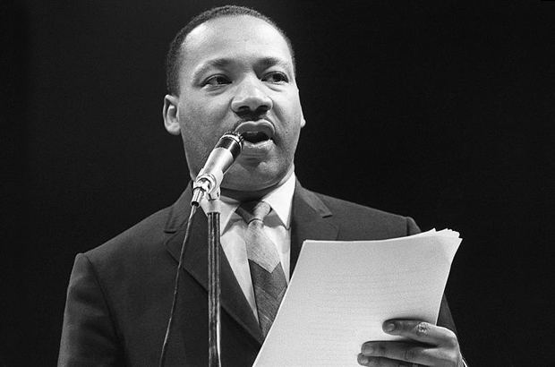 EUA, Trump, Martin Luther King, direitos civis - Uma gravação de um discurso de Martin Luther King (nesta fotografia de 1966) apareceu numa faculdade no Kansas (AFP/Getty Images)